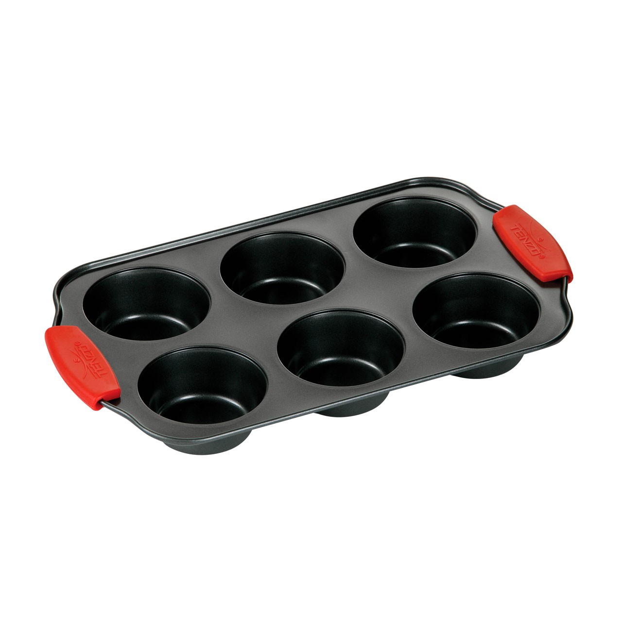 Tenzo Cupcake Tray Carbon Steel Xylan Non-stick Coating - Click Image to Close