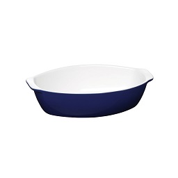 OvenLove Medium Baking Dish Blue Stoneware
