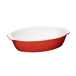 OvenLove Large Baking Dish Red Stoneware
