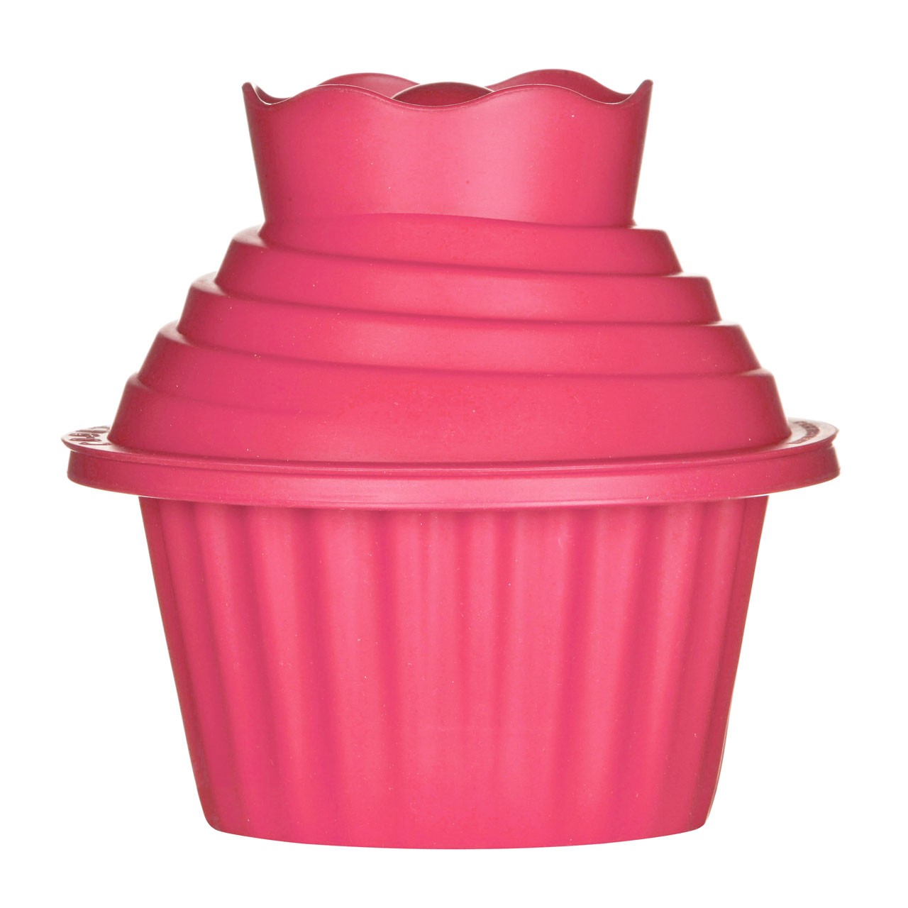 Prime Furnishing Giant Cupcake Mould, 3-Pieces - Hot Pink