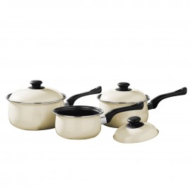 Prime Furnishing 3pc Belly Pan Set - Cream - Click Image to Close