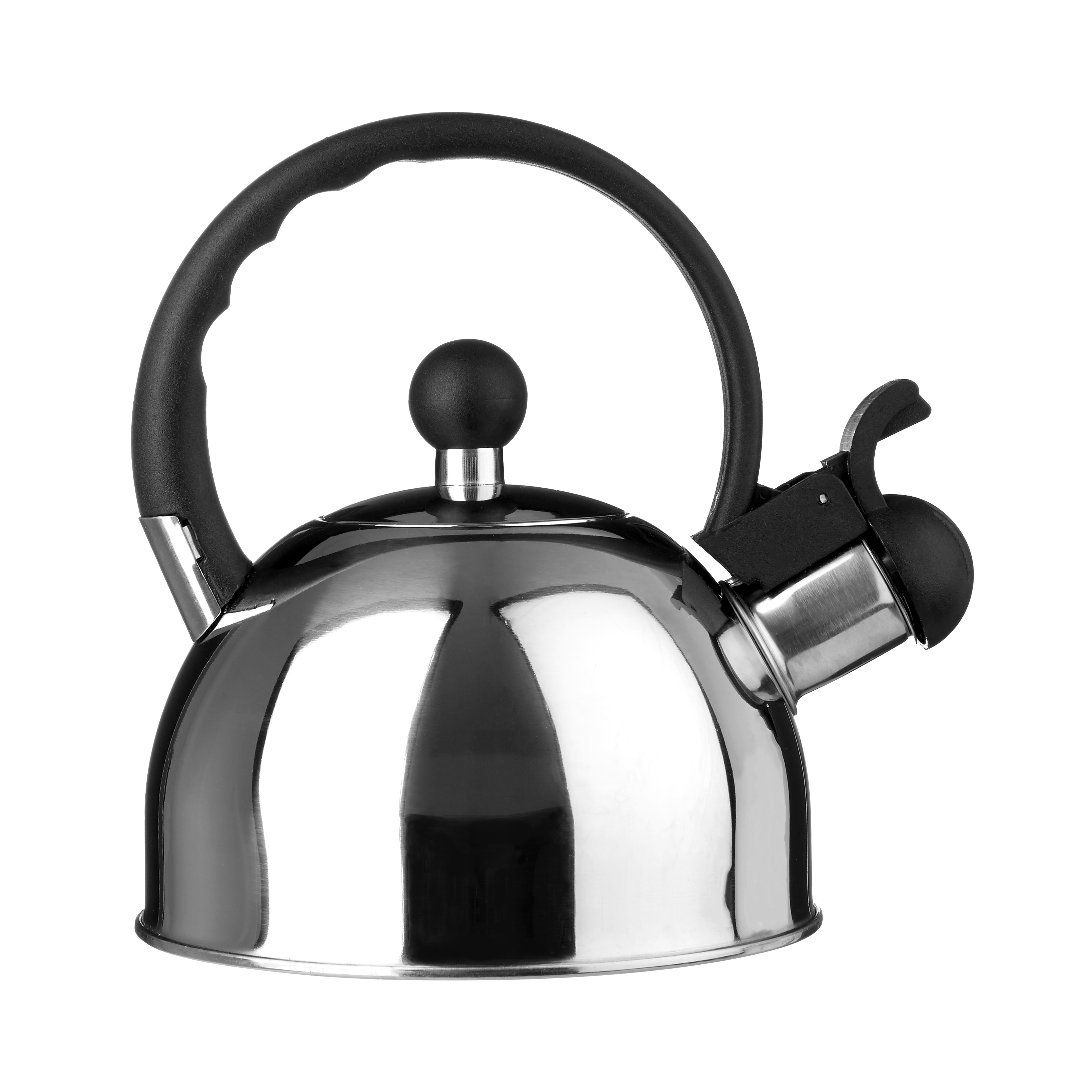 1.0 L Stainless Steel Whistling Kettle, Mirror Finish, 0.3 mm