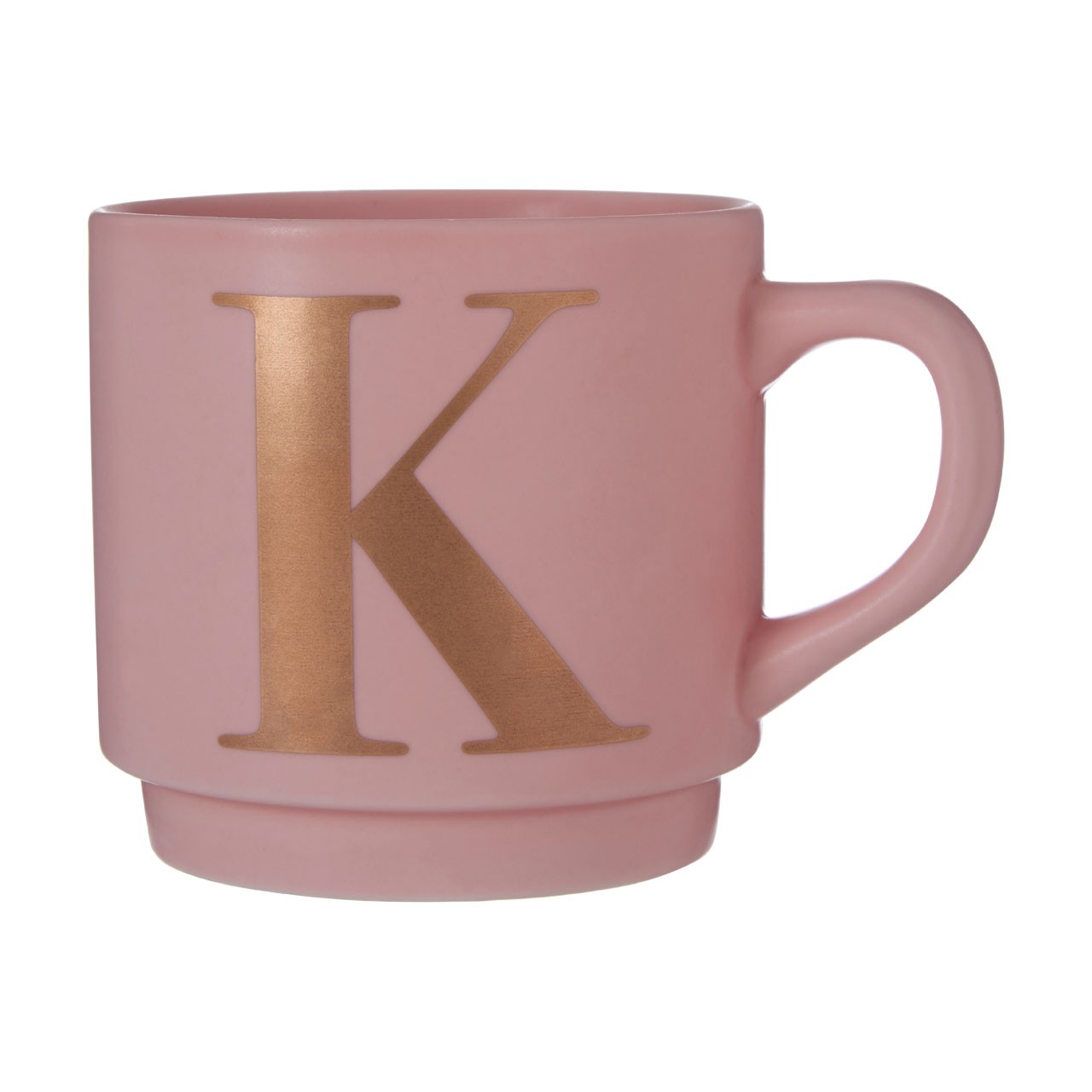 Signet Pink K Letter Mug