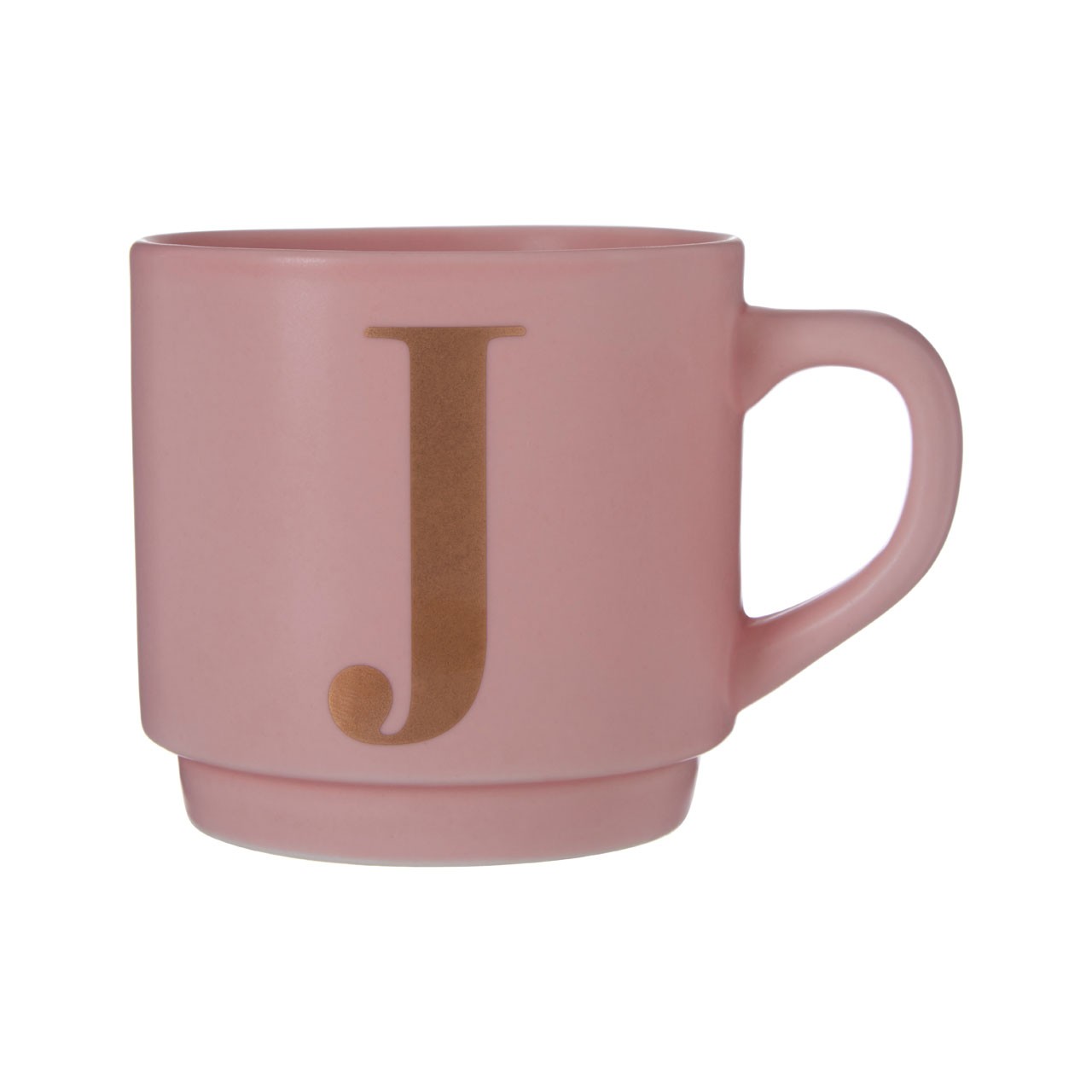 Signet Pink J Letter Mug