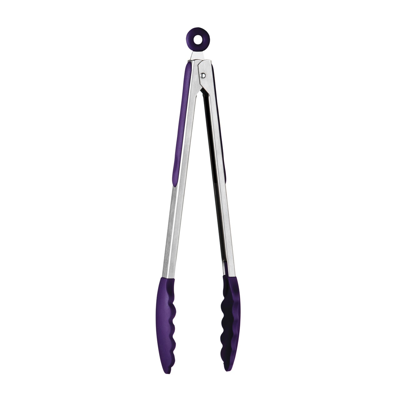 Zing Silicone Tongs, Purple