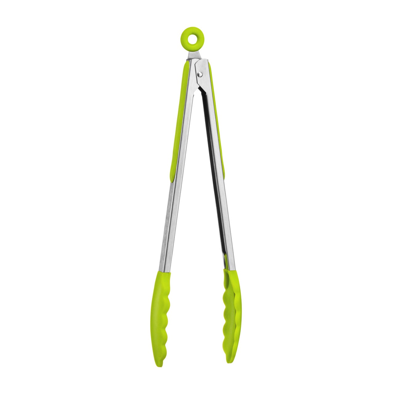 Silicone Tongs - Lime Green