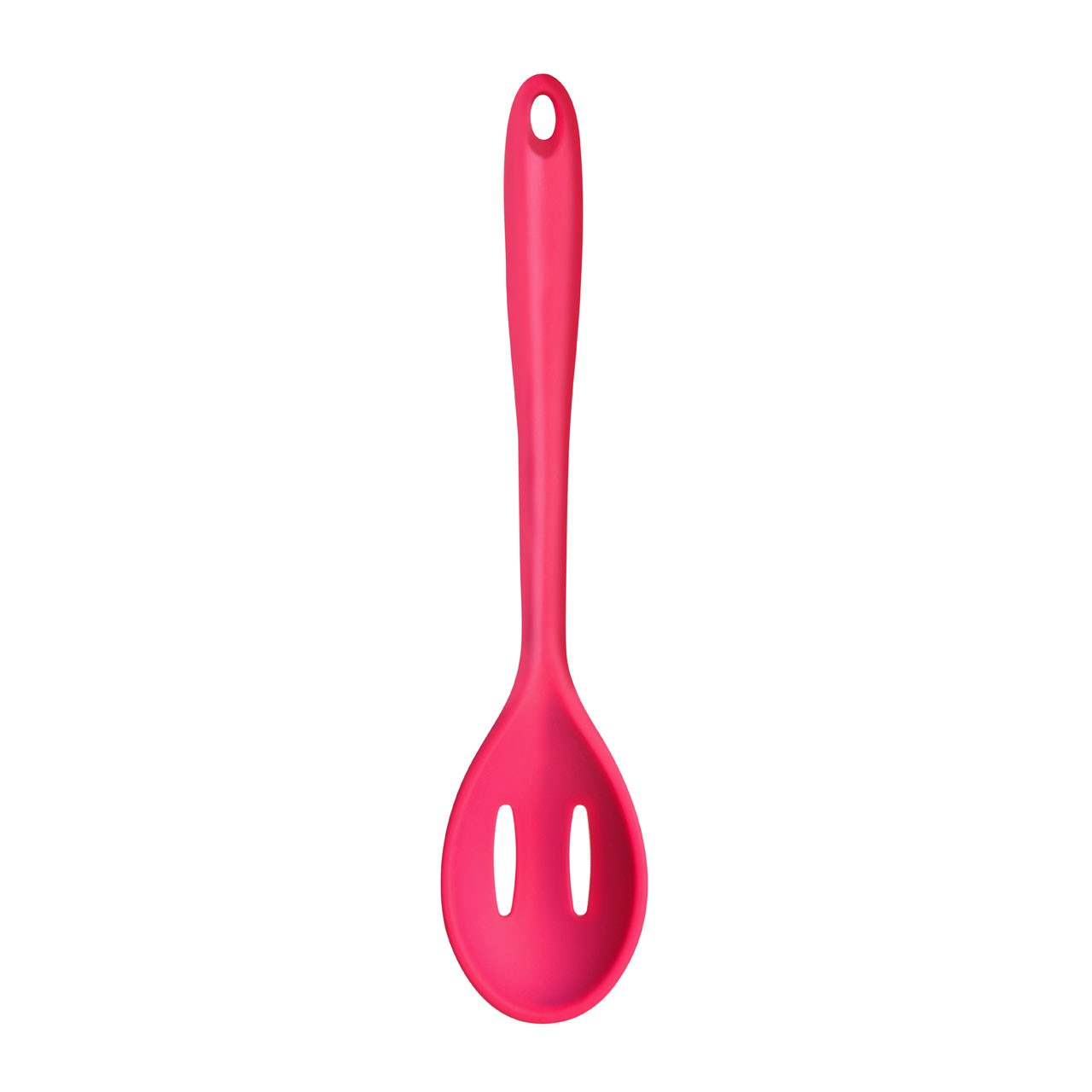 Silicone Slotted Spoon, Hot Pink
