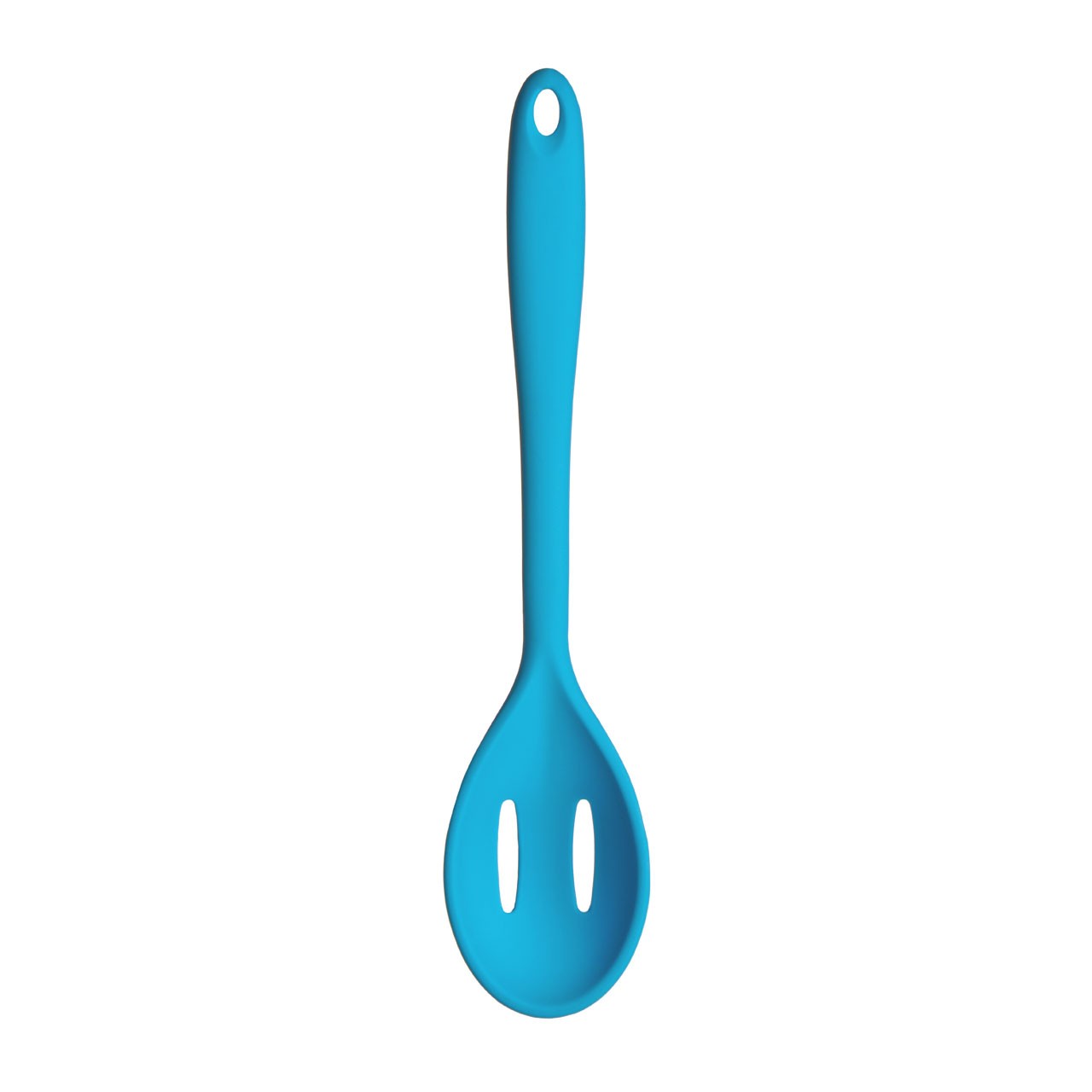 Zing Silicone Slotted Spoon - Blue