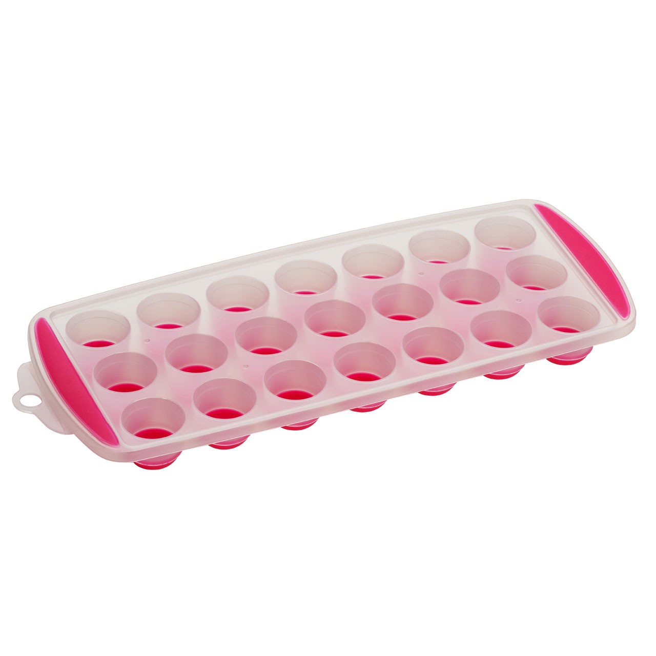 Ice Cube Tray Silicone TPR Hot Pink