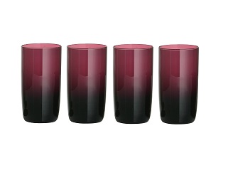 Hi Ball Glasses - Purple, Set of 4 - Click Image to Close