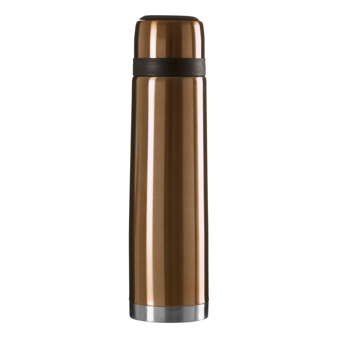 Morar Vacuum Flask With Gold Finish - Click Image to Close