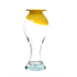 Vase, Clear Tulip Glass