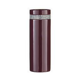 Radiance Small Cylinder Vase, Purple/Diamante Detail