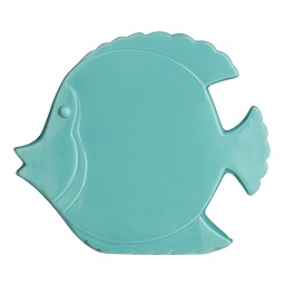 Fish Ornament Ceramic - Turquoise