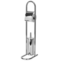 Prime Furnishing Floor Standing Toilet Roll Holder - Click Image to Close