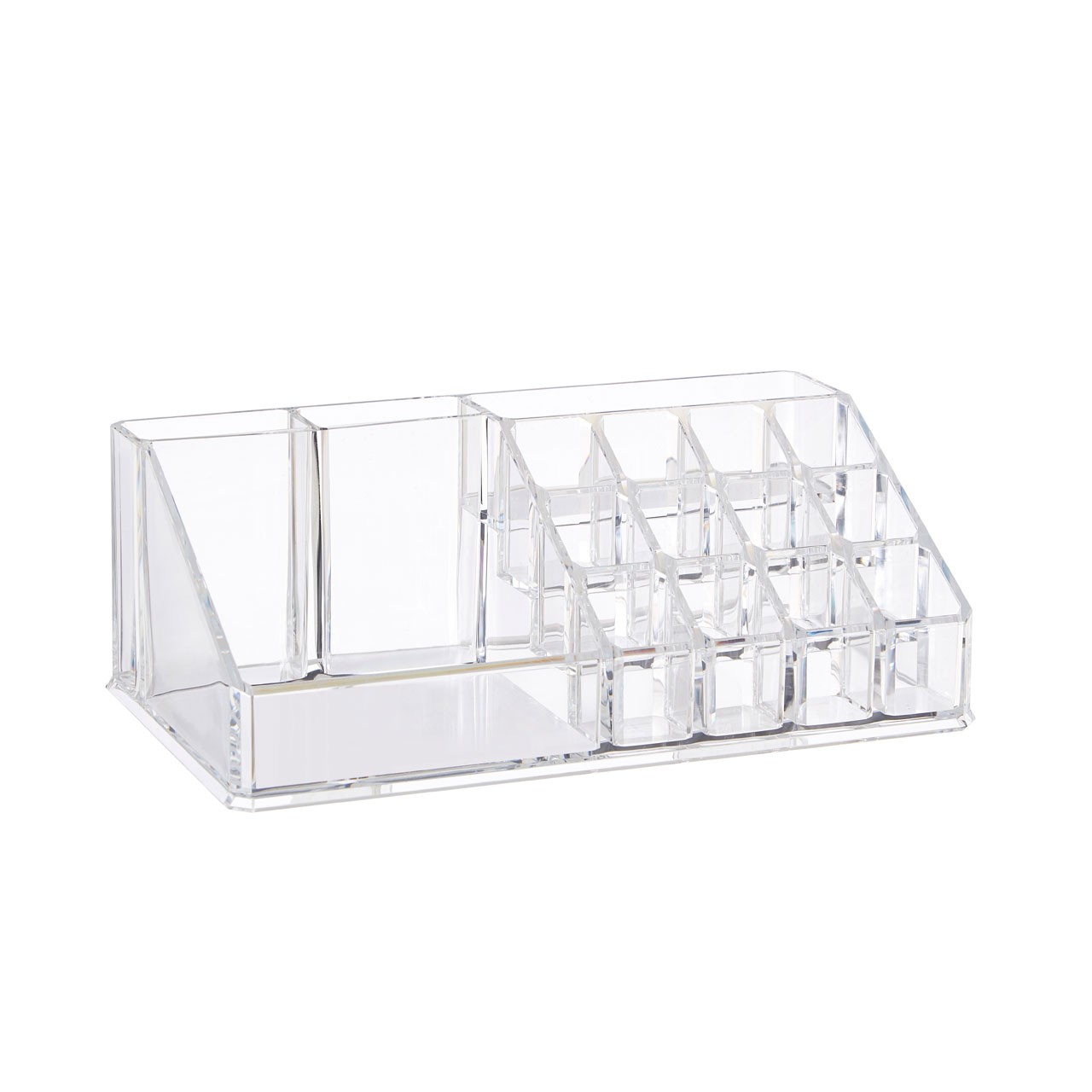Prime Furnishing 16 Compartment Cosmetics Organiser - Clear
