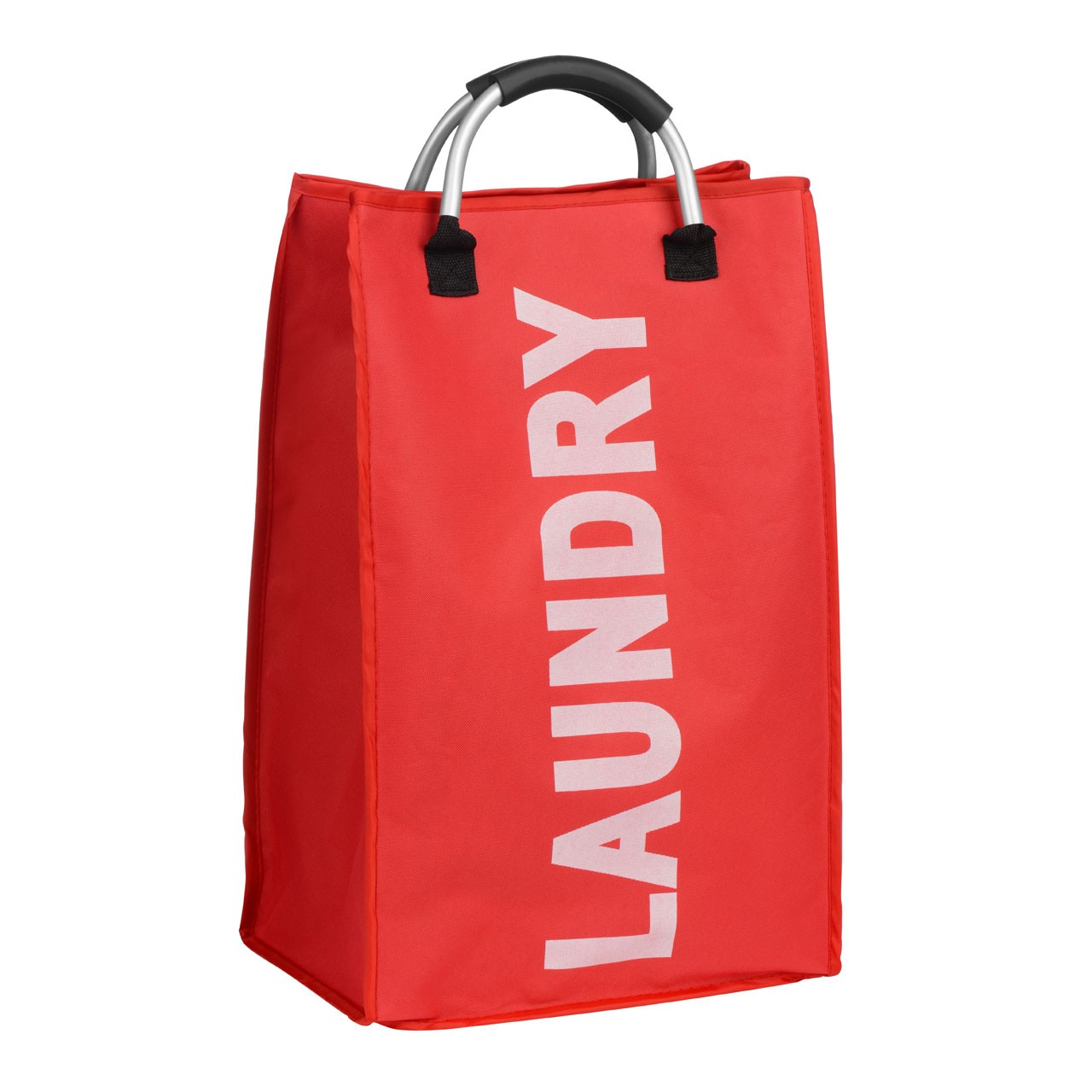 Prime Furnishing Laundry Bag with Aluminium Handle - Red