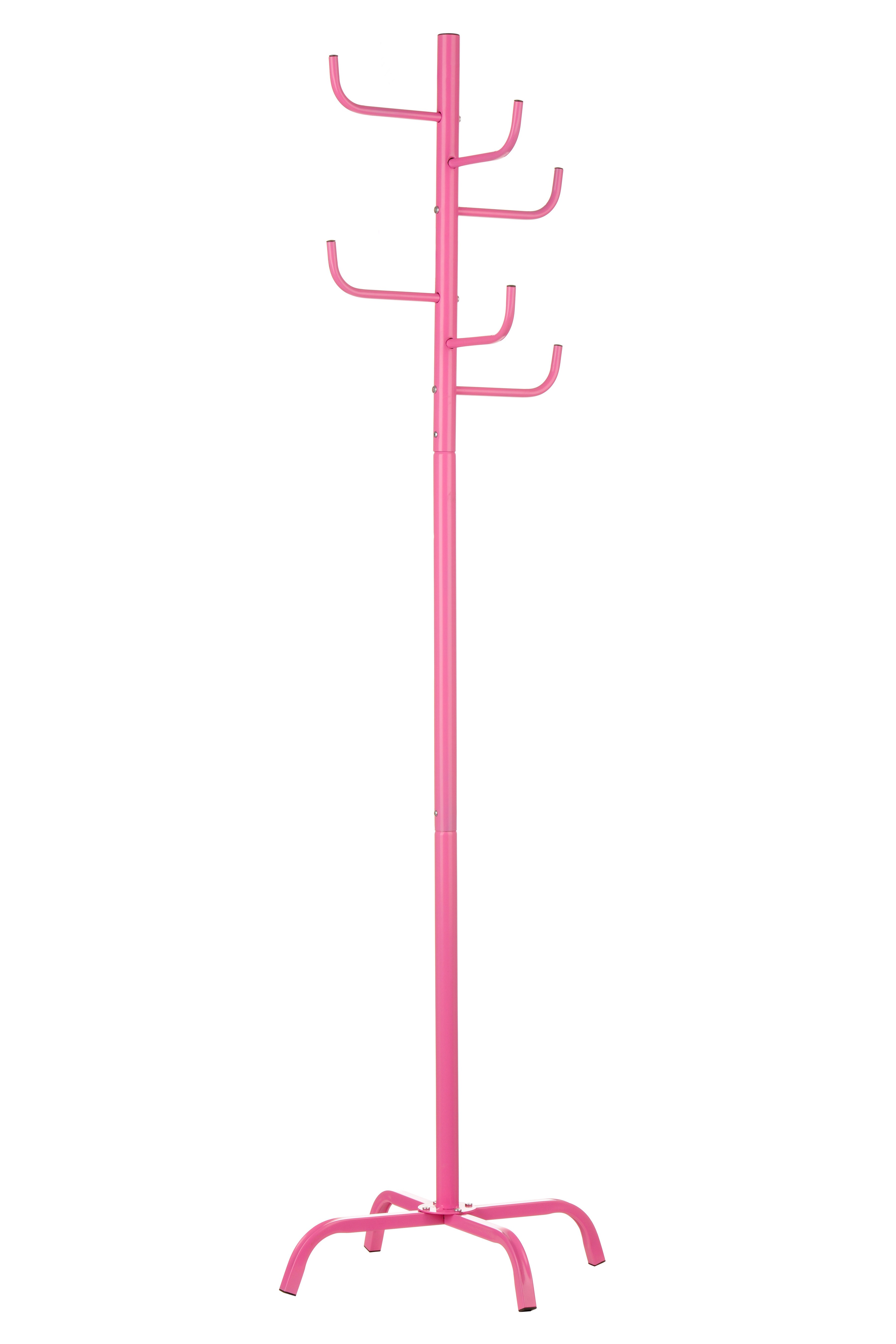 Premier Housewares Metal Coat Stand - Pink