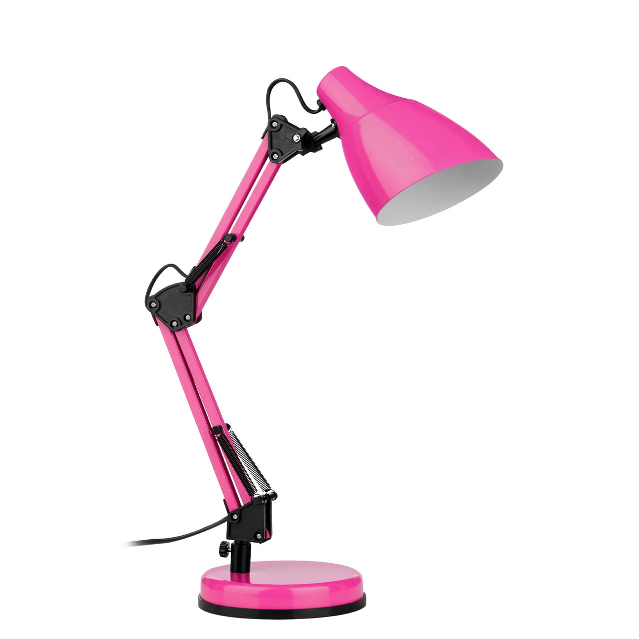 Prime Furnishing Adjustable Metal Table Lamp - Pink