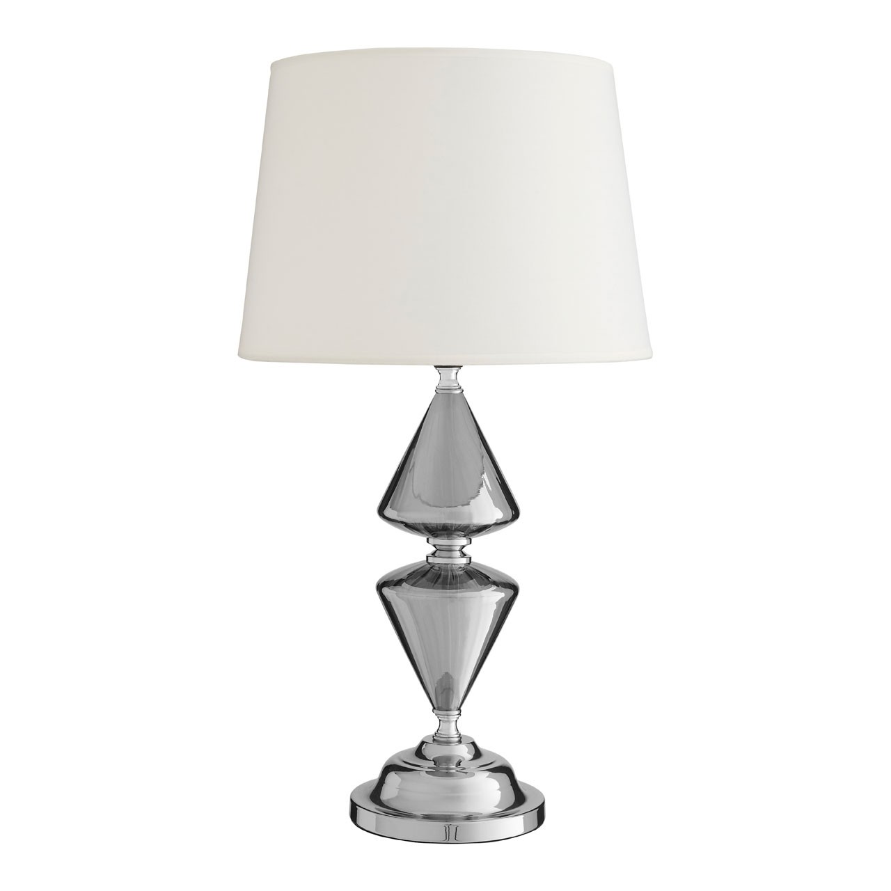 Prime Furnishing Honor Table Lamp, Ceramic - White Pleat Shade