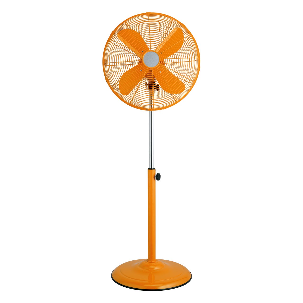 Floor Standing Fan with 3 Speeds/ Oscillation, Orange