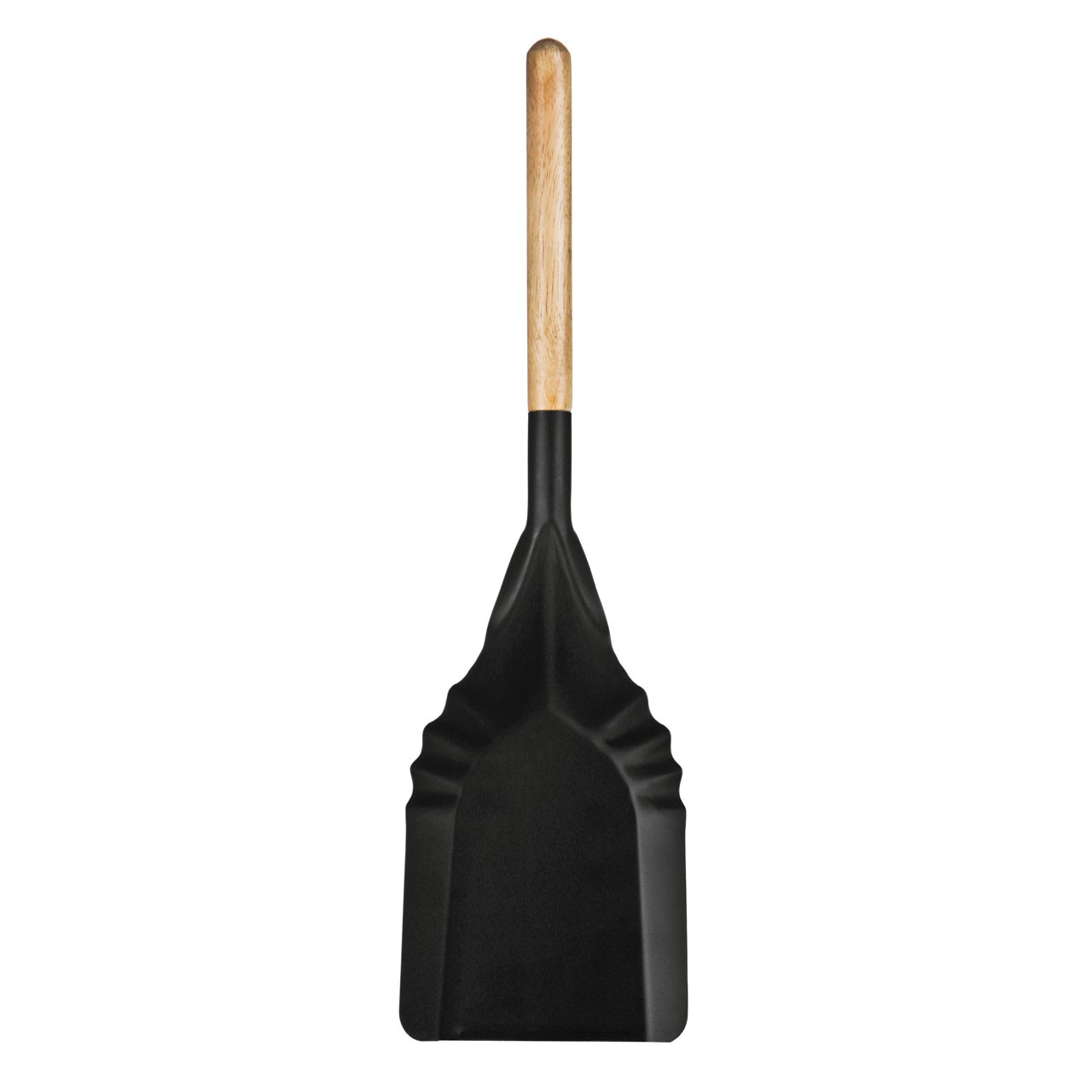 Prime Furnishing Black Shovel With Wooden Handle