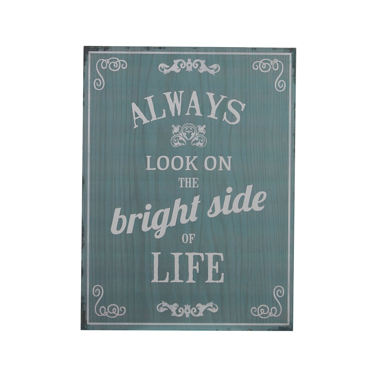 Prime Furnishing Bright Side Wall Plaque - Blue